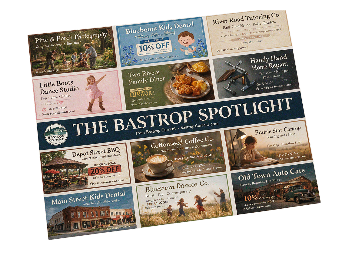 Sample Bastrop Current community card layout